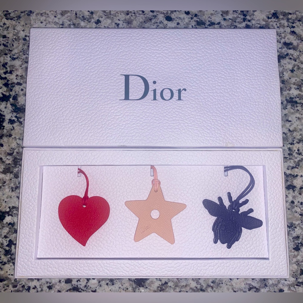 NWOT Authentic Dior Bag Charms 3pk In Box